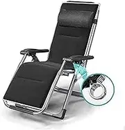 Zero Gravity Lounge Chair, Lounge Chair Camping Chairs Garden Loungers Folding Chair s Armchair,Individual Chair for Lunch,Simple Portable Chair for Adults Lounge Chair (Color : B) Comfortable