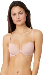 Calvin Klein Women's Minimalist Micro Lightly Lined Demi Bra-Color: Subdued-36C