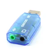 US USB 2.0 Sound Card Audio Adapter For Desktop Laptop Notebook Computer