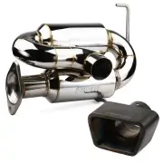 RPM 3" DUAL Sport Muffler W/ Black 3" Tip Polaris RZR Pro R