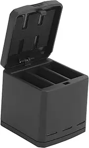 3 Slot Battery Charger Case, Charging Storage Box Charger Station for Gopro 8/7/6/5