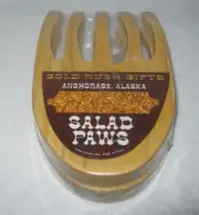 Gold Rush Gifts - Alaska Salad Paws - Accented with a Bear - New in Package
