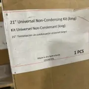 Rinnai / Unblock 21”Universal Non-Condensing Plastic Horizontal Termination Kit