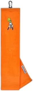 Team Effort LE Face/Club Tri-Fold Embroidered Towel Disney Goofy