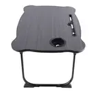 (60x40x28cm/23.6x15.7x11in)Bed Folding Table Portable Cute Breakfast Tray Lap GE