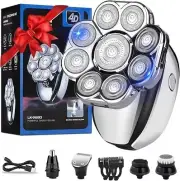 Upgrade Head Shavers for Bald MenHead Shaver 9D 6-in-1 Electric Razor Groomin...