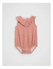 [Seed Heritage] Apple Frill Romper in Desert Rose