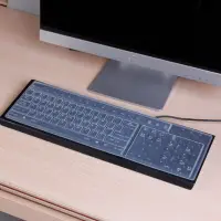 在飛比找松果購物優惠-【DA350】109鍵PC桌上型電腦 通用鍵盤保護膜 鍵盤蓋