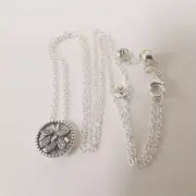 Pandora 925 Silver Tree of Life Necklace Necklaces -45CM