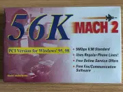 NEW - BEST DATA 56K Mach 2 Internal Data/Fax Modem Model A56FW-PCI