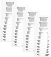 CIMAXIC Self-adhesive Guitar Fretboard Stickers 4 Pack Guitar Scale Stickers for Practicing No Residue Left after Removal