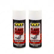 2 x VHT Flame Proof High Heat Header And Exhaust Spray Paint White Primer SP118