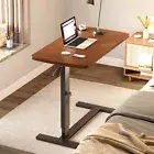 Auto Gas-Lift Overbed Bedside Table Laptop Computer Standing Desk w/ Steel Frame