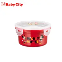 在飛比找momo購物網優惠-【Baby City 娃娃城】多功能隔熱碗-米奇米妮(貝親娃