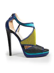 Epi Leather Platform Sandals