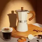 Moka Pot StoveTop Italian 150/300ml Coffee Maker Percolator Mocha Pot Coffee Pot