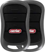 2-Pack 3-Button Garage Door Remotes with Easy Programmability & Visor Clip