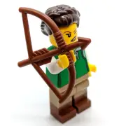 NEW LEGO Medieval Female Archer Minifigure (IDEA083) Black Falcon 21325