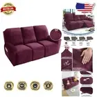Non-Slip Luxury Velvet Recliner Slipcovers - Full Protection, Machine Washable