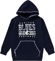 Carlton Blues AFL Footy Junior Youths Kids Sketch Hoody