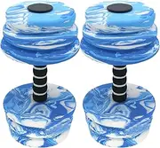 Water Weights - Floating Fitness Equipment, Eva Foam Pool Dumbbells | Lightweight Resistance Training Gear, 2-Piece Colorful Set for Adults Swimming Aerobics, Aqua Therapys, Water Workouts