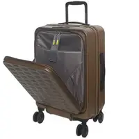 在飛比找森森購物網優惠-[LAMADA 藍盾] 20吋前開式炫麗格紋系列行李箱/登機
