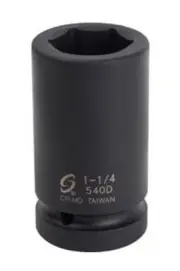 SUNEX 1" Dr. 1-1/4" Deep Impact Socket SUN540D