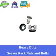 HEAVY DUTY CAGE NUTS AND BOLTS 50 PACK FOR RACK SERVER CABINET