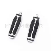Chrome Spiked Tombstone Foot Peg Foot Rests Footpeg Set For Harley Davidson Soft