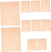 HEALSOPTHY Versatile Functionality PVC Sheets 10pcs Transparency Film Light Diffuser Film Projector Flexible Plastic Sheet for Crafting and Teaching