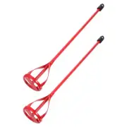 2pcs Mixing Drill Mixing Paddle Helix Paint Mixer Paint Mixer Parts