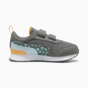 【PUMA】運動鞋 童鞋 中童 兒童 R78 Summer Camp V PS 灰綠 39657202