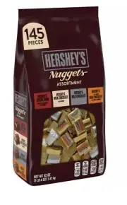 Hershey's Chocolate Nuggets, Assorted Variety, 145 Pieces -52 oz FREE SHIPPING