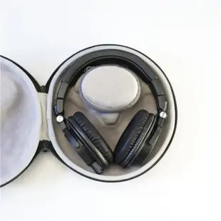 適用鐵三角M50X頭戴式專業全封閉監聽音樂HIFI耳機收納包袋套盒箱