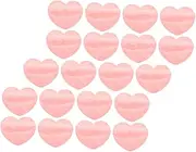 Healeved 20pcs Self Sealing Jewelry Pouches Portable Heart Shaped Storage Bags for Earrings Rings Crafts and Photos Lightweight and Durable Organizers