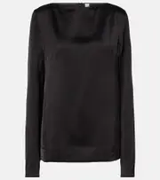 [Toteme] Toteme Satin top AU 10 black