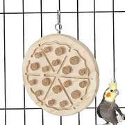 Parrot Cork Toys - Bird Toys, Natural Corn Cob Bird Toys | Nutritious Parrot Exploration Chewables, Cockatiel Shredding Cork Treasure Hunt Games for Hiding Treat Perching for Birds Parrots