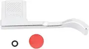 X-M5 Thumb Grip, Aluminum Alloy Metal Hot Shoe Thumb Up Rest Support Grip for X-M5 Camera, with Shutter Release Button, Silver