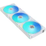 Lian Li AL120 V2 Uni Fan 120mm ARGB PWM Fan White (3 Pack With Controller) [12ALV2-3W]