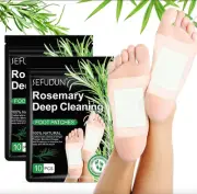 Moisturizing Deep Cleansing Detoxing Foot Patch 10Pcs Bamboo Ginger Detox Foo...