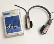 Vintage Mega-Tech AM/FM Stereo Mini Headphone Radio HP-1000