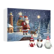 Christmas Gnome Advent Calendar 2024 with Gnome Plush 24Day Gonk Advent Calendar