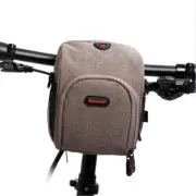 Bicycle Front Handlebar Bag Multifunctional Waterproof Phone Bag Riding Bag (Kha