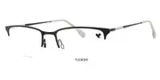 Flexon E1130 002 Men's Glasses Black Size 55 - Private Health Rebate - Blue Light Block Available