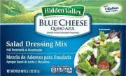 Hidden Valley Real Blue Cheese Dressing Mix, 3.1 oz Single Packet! Not case.