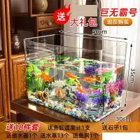 在飛比找樂天市場購物網優惠-魚缸 塑料魚缸 金魚缸 高透明塑料魚缸烏龜缸特大號養魚箱養殖