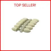 12 Pcs Wool Felt Polishing Bits, Felt Buffing Tips for Dremel Rotary Tool - 1/8