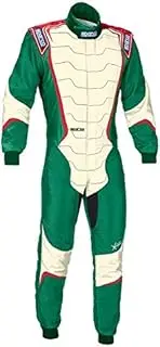 Sparco Racing Suit X-LIGHT KX-8 Size: 44 White & Green 002302X44VDBI
