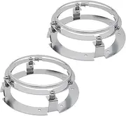 5 3/4" 5.75 Inch Headlight Bracket Kit Fit for Cars Ring Mount Brackets for 5.75 Inch Headlights(2PCS Silver)