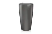 LECHUZA RONDO 32 PLANTER POT (Metallic Charcoal)